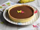 Tarte banane chocolat au lait