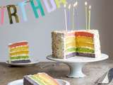 Rainbow cake {aux colorants naturels maison !}