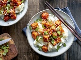 Tofu croustillant à la coréenne {meilleure recette de tofu du monde !}