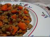 Salade lentilles - carottes à l'huile d'argan
