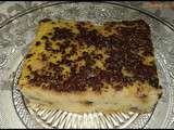 Gâteau chayote (chouchou) aux éclats de chocolat