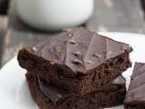 Brownie chocolat, carotte et cacahuète | vegan | Sans Gluten