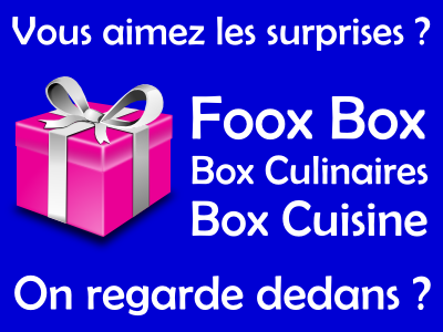 Box cuisine, Food box et Box culinaires