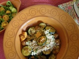 Poêlée de merguez aux légumes grillés, façon marocaine