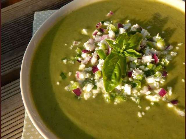 Recettes De Soupe Froide Courgette De 1 2 3 4 Filles Aux Fourneaux