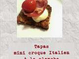 Tapas Mini croque italien