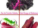 Jus Santé: Jus de Carotte Violette, Kale Rouge et Betterave