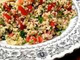 Salades: Taboulé et Salade de Semoule (couscous)