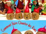 Sculpture de Fruit: Comment Faire Chanter des Kiwis & les Kiwis chantent  We Wish You a Merry Christmas 