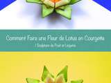 Sculpture de Légumes: Comment Faire une Fleur de Lotus en Courgette