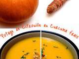 Soupe: le Potage de Citrouille au Curcuma frais et au Cari
