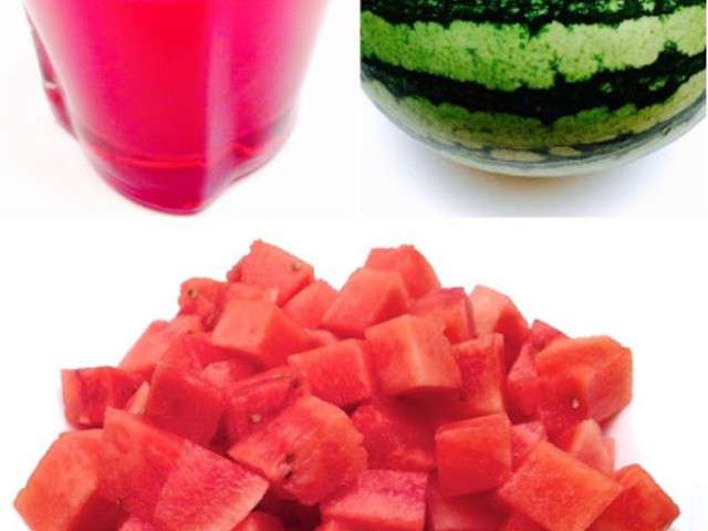 Recettes de Melon d'eau de 1 recette de jus santé