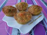 Muffins aux Ecrevisses, Curcuma et Persil