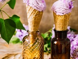 Glace au lilas (vegan & sans sorbetière)