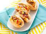 Mini hot-dogs vegan