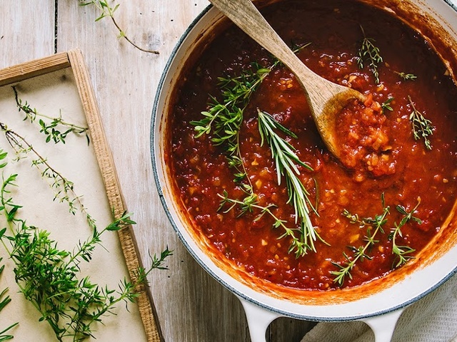 Recettes de Sauce tomate de 100 % Végétal