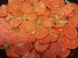 Fondue de fines carottes au cumin
