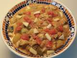 Poulet curry-légumes express