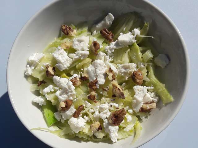 Recette de salade de fenouil à la courgette et feta