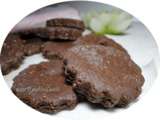Biscuits glacés au chocolat et maca sans cuisson