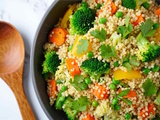 Couscous printanier légumes frais : cuisine facile