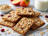 Crackers au muesli et flocons d’avoine pour petit-déjeuner