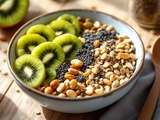 Muesli de kiwi et graines de chia : une recette saine et gourmande