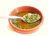 Argentine de la sauce Chimichurri au persil