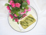 Flan asperges et roquette