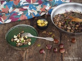 Poêlée de champignons aux châtaignes