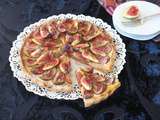 Tarte aux figues et ricotta au miel et à l’hysope