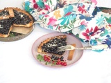 Tarte myrtilles et noisette