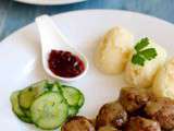 Suède : Kottbullar (boulettes de viande)