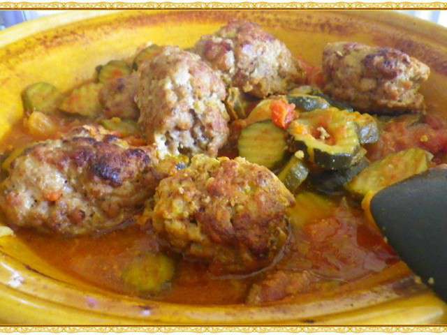 Recettes de Tajine de kefta et Citron confit