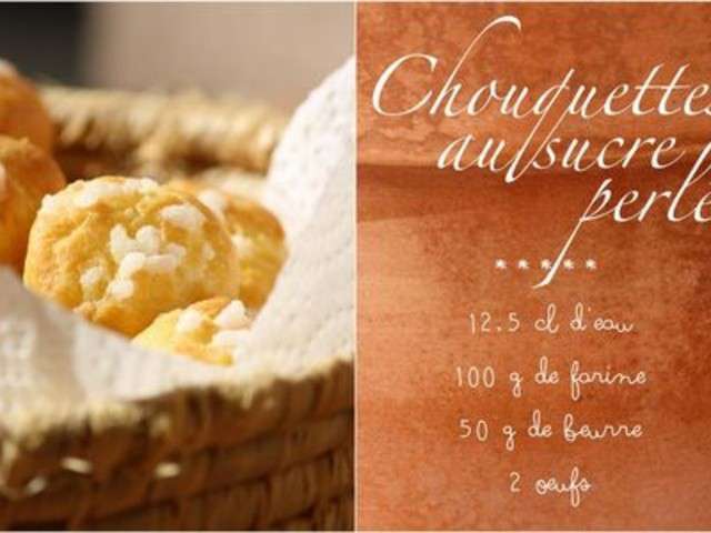 Chouquettes + perles de sucre maison - Recette i-Cook'in