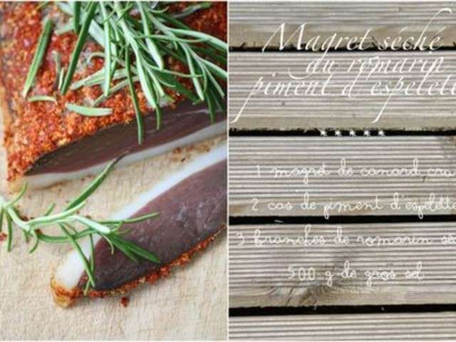 Les Meilleures Recettes de Magret de canard séché et Piment d'Espelette
