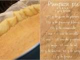 Pumpkie pie ou tarte à la citrouille et streusel à la cannelle