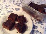 Brownies au chocolat et patate douce (ig bas)