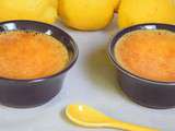 Crèmes au citron (ig bas)