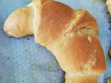 Croissants sans oeufs ni beurre ni lait animal ig bas à la farine Fiberpasta normale