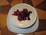 Porridge d’amarante aux fruits rouges