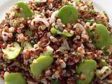 Salade de fèves et quinoa (ig bas)