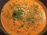Soupe de patate douce, carottes et gingembre (ig bas)