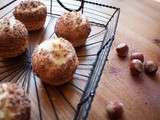 Muffins crumble au coeur nutella