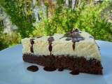 Cheesecake base brownie
