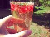 Cocktail fraise basilic