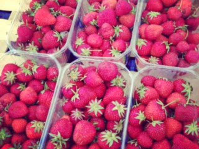 Recettes de Glace sans sorbetière et Fraises