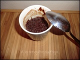 Mug cake au chocolat sans oeufs