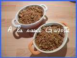 Petites cocottes de saumon en crumble