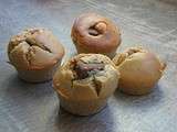 Muffins au beurre de cacahuète et coeur de pralinoise